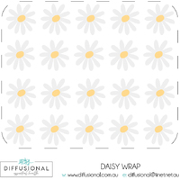 DAISY - Spring 10ml Roller Bottle Wrap, Clear Vinyl Label, 50x60mm