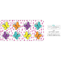 BUTTERFLY - Spring 5ml Roller Bottle Wrap, Clear Vinyl Label, 59x28mm