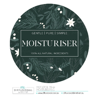 1 x Mistletoe, Moisturiser Label, 78x78mm, Premium Quality Oil Resistant Vinyl