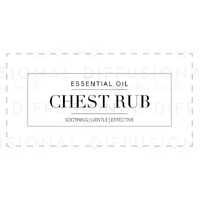 1 x Oilsome, Chest Rub, 35x70mm, Premium Quality Oil Resistant Vinyl