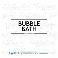 1 x Basic Bubble Bath LG Label, 78x78mm, Essential Oil Resistant Vinyl